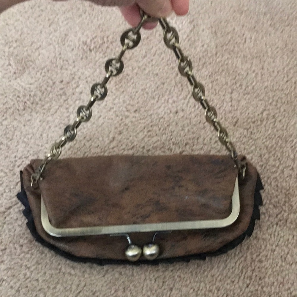 Rampage Clutch bag with gold like chain - Picture 6 of 8